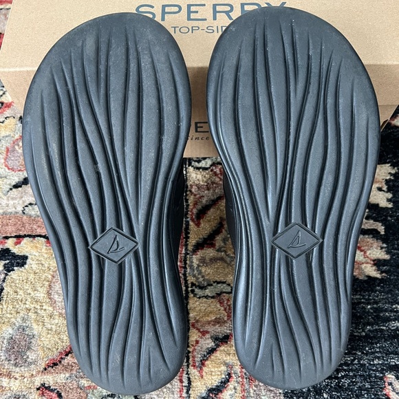 Sperry Black Flip Flops, Sz 8/39 - Picture 3 of 4